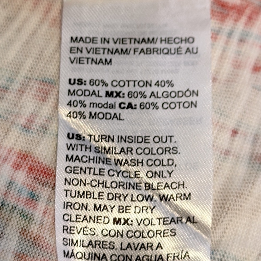 Chico’s Petite Ikat Button-Back Slub Tee Vanity Size 3/US XL #570308662 - Picture 11 of 12